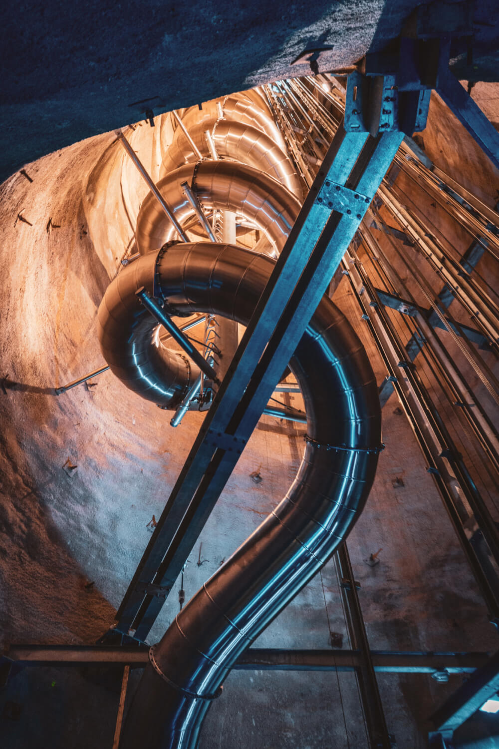 World's largest underground slide in Graz, Austria