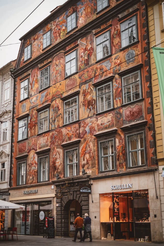 The Gemaltes Haus in Graz, Austria