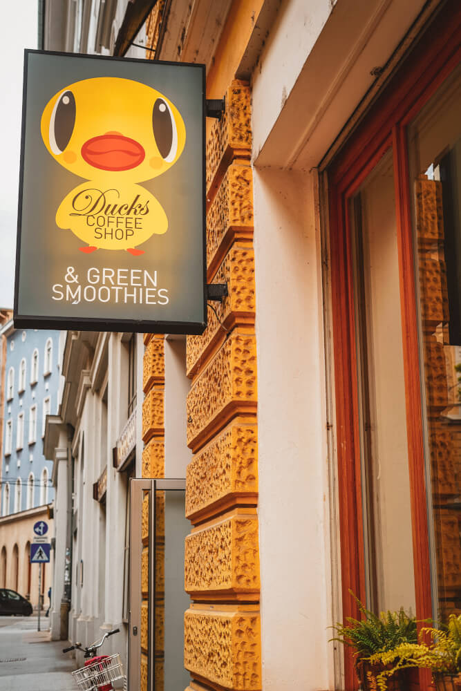 Ducks Coffee Shop in Graz, Austria