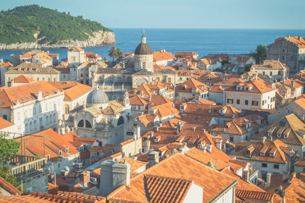 View of Dubrovnik from the city walls