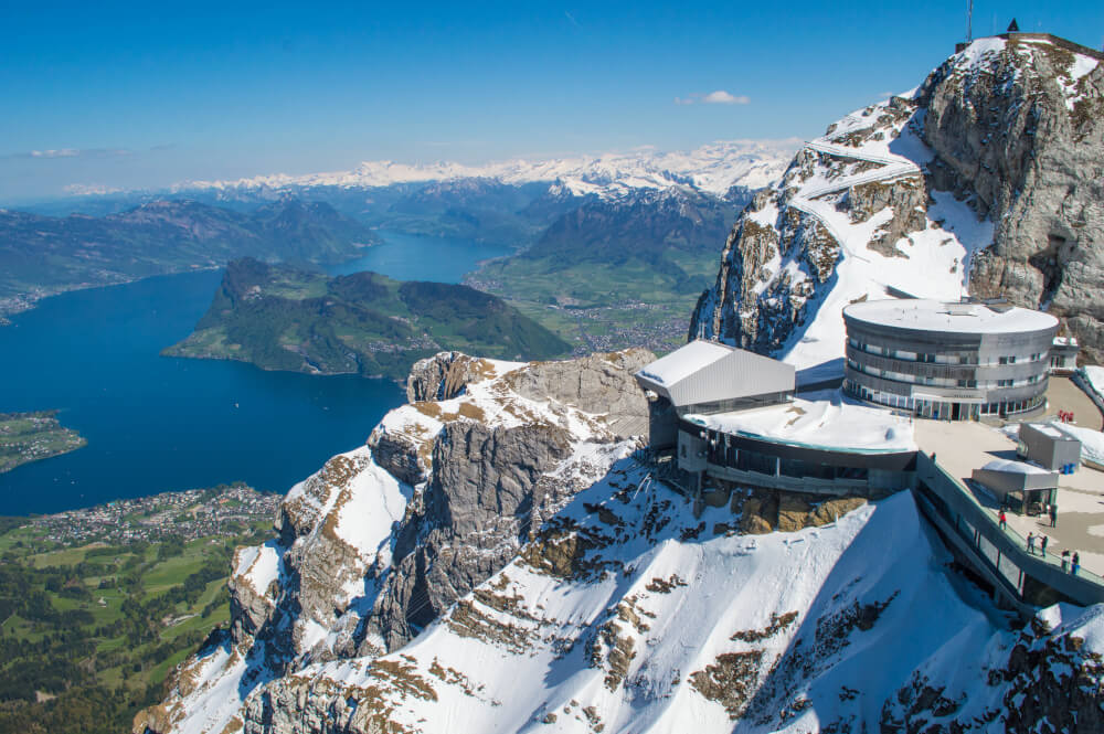 The stunning views from on top Mount Pilatus