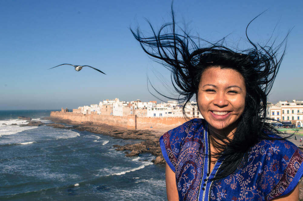  Christina Guan à Essaouira 