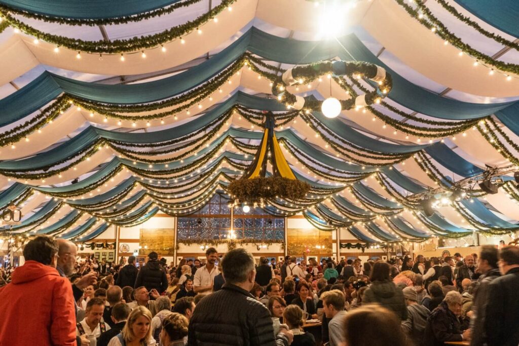 10 Awesome Ideas For Throwing An Oktoberfest Themed Party   Herzkasperl Oide Wiesn At Oktoberfest Munich Germany 06158 1024x683 