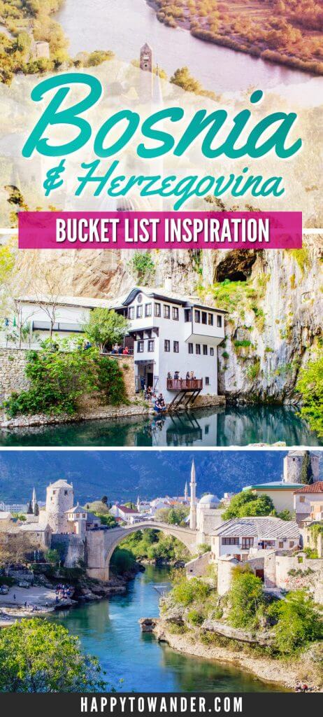 Bosnia & Herzegovina is one of the most underrated countries in the world. There are so many beautiful must-sees and dos in Bosnia. Here is a post filled with stunning photos that will inspire your wanderlust!