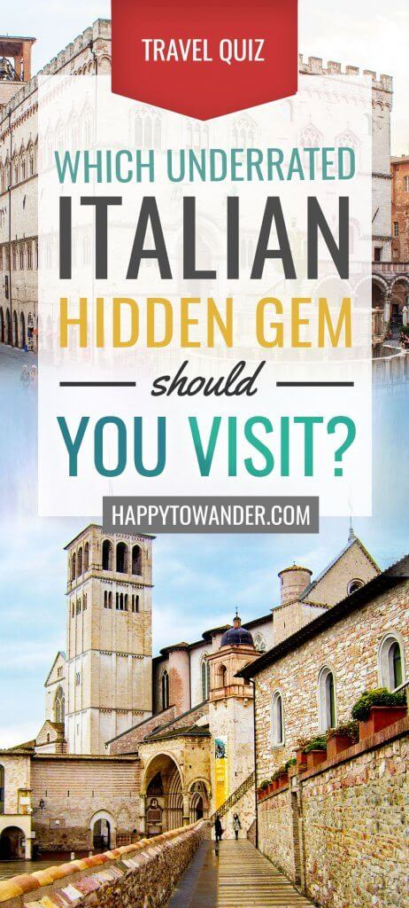 Which Italian hidden gem is your travel destiny? Take this quiz to find out! #Travel #Quiz #Europe