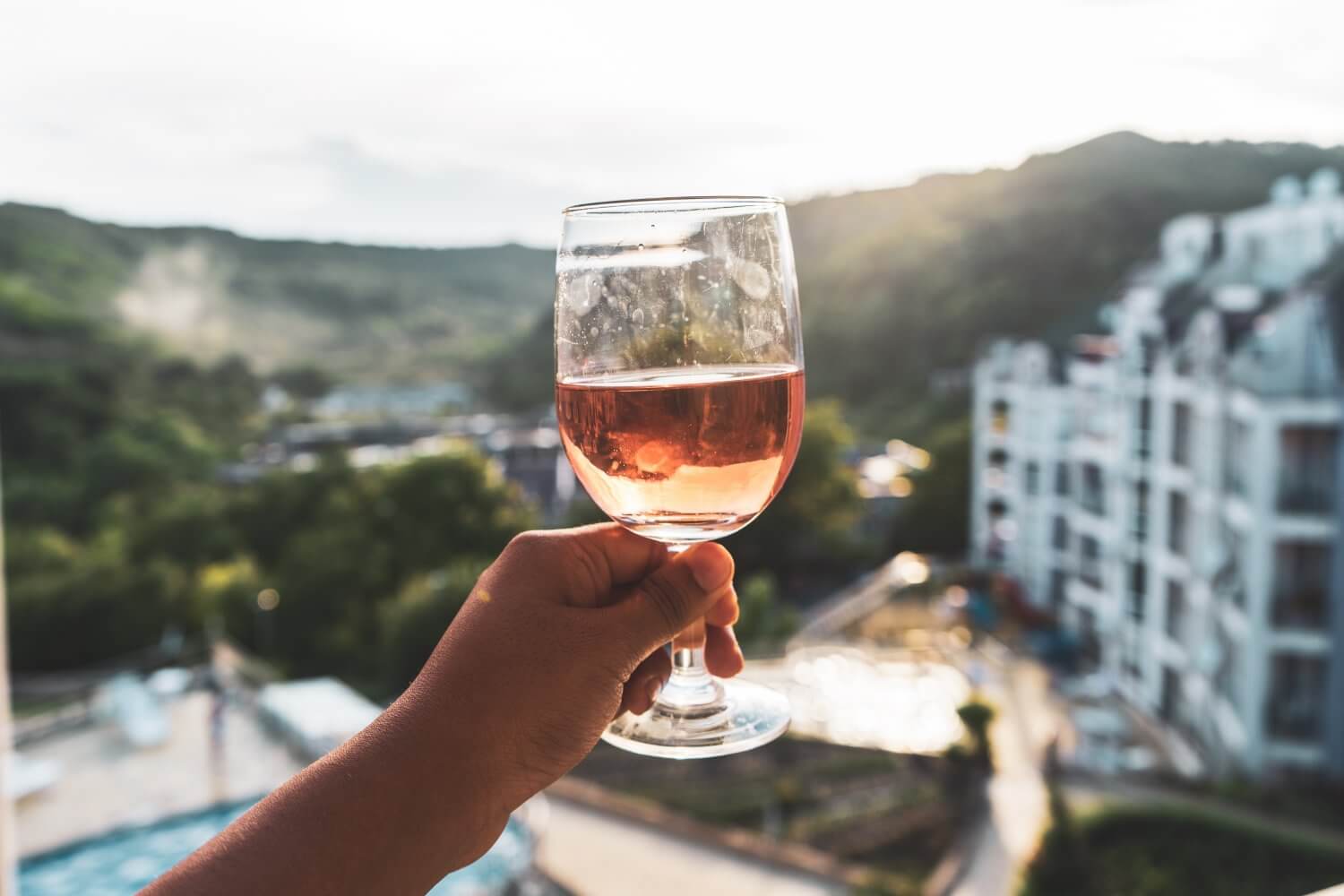 Wine glass in Bulgaria