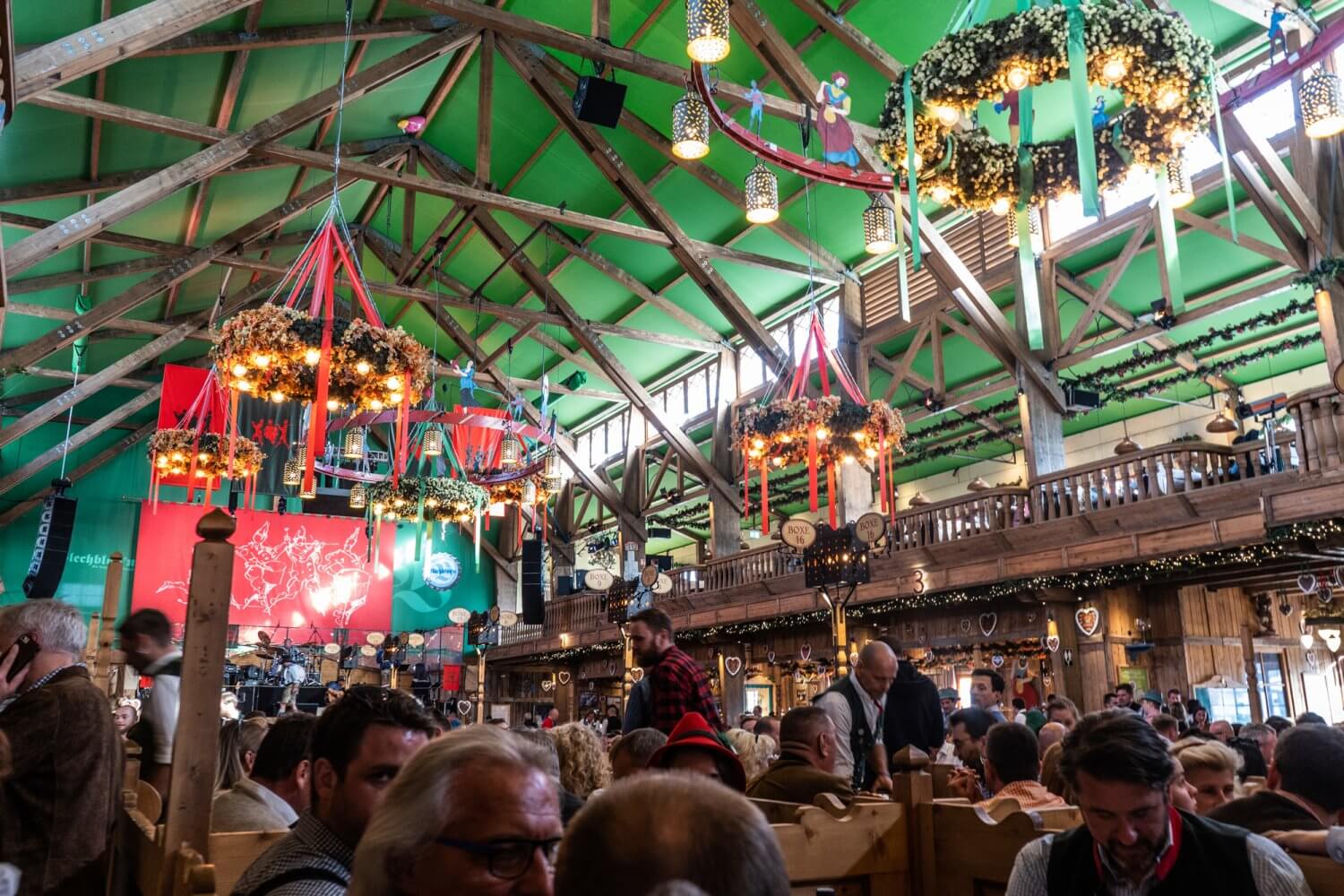 Kufflers Weinzelt at Oktoberfest in Munich, Germany