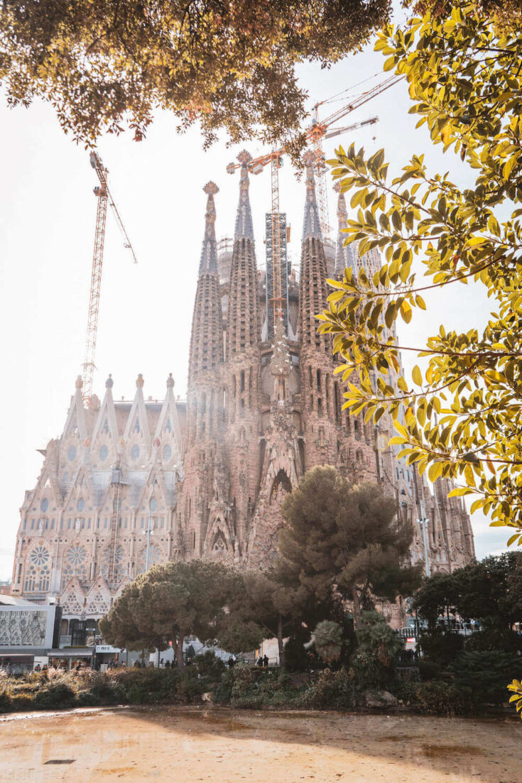 Sagrada Familia in Barcelona, Spain