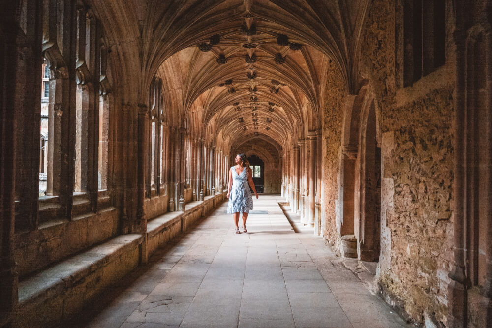 Lacock Abbey in Lacock, England