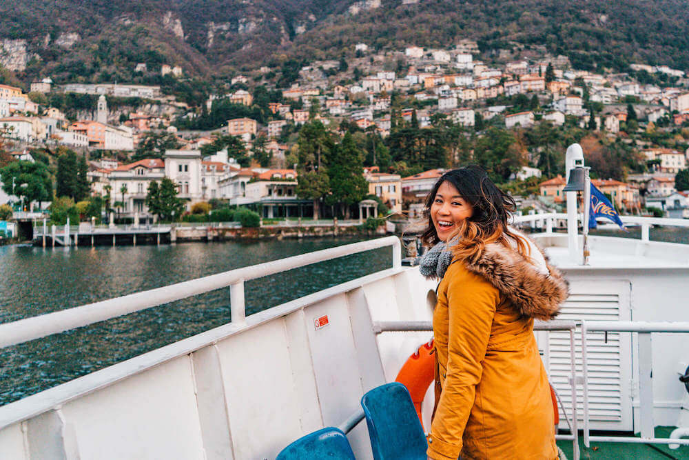 Lake Como boat ride