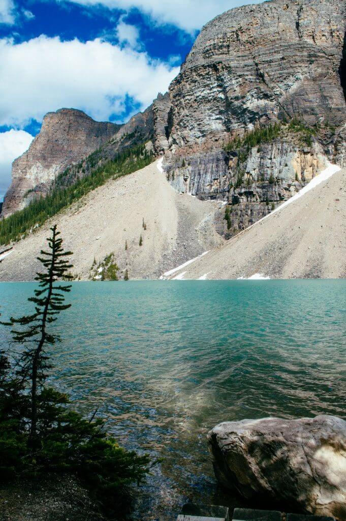 Absolutely stunning set of photos from Banff National Park in Alberta, Canada! These photo guide to Banff will have you booking a ticket immediately. Includes photos of Lake Louise, Lake Moraine, Peyto Lake and more. #Alberta #Canada #LakeLouise #PeytoLake #MoraineLake