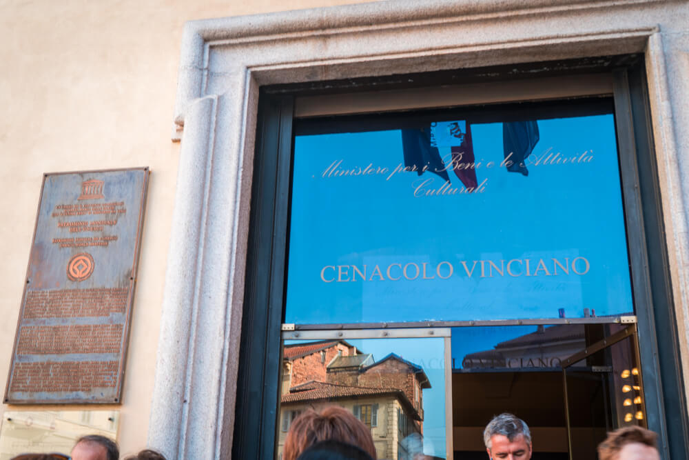 Last Supper ticket office in Milan, Italy