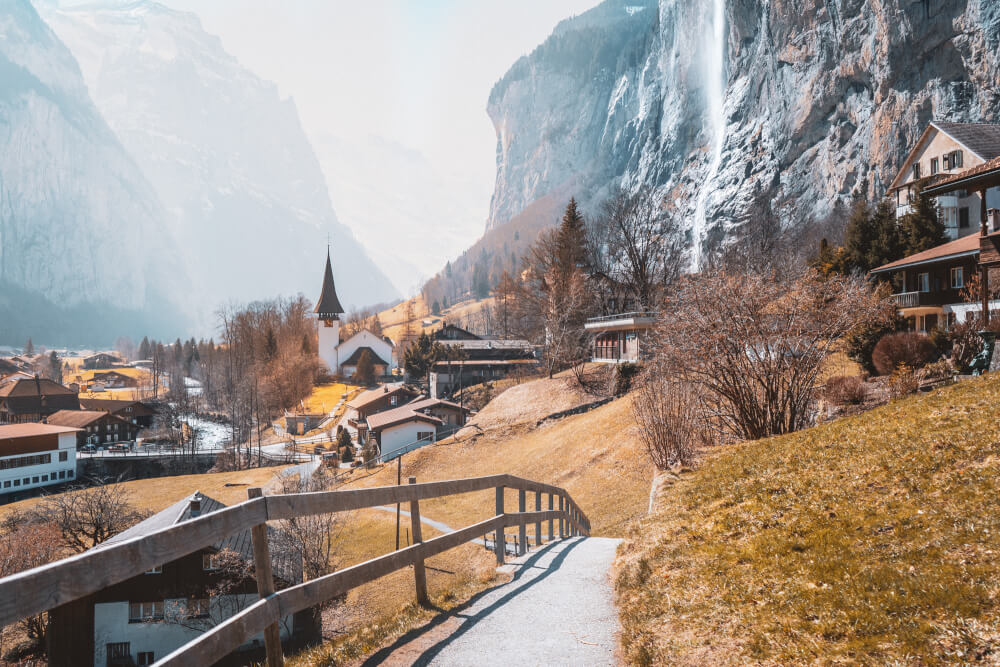 Fairytale Lauterbrunnen, just a short train away from Interlaken!