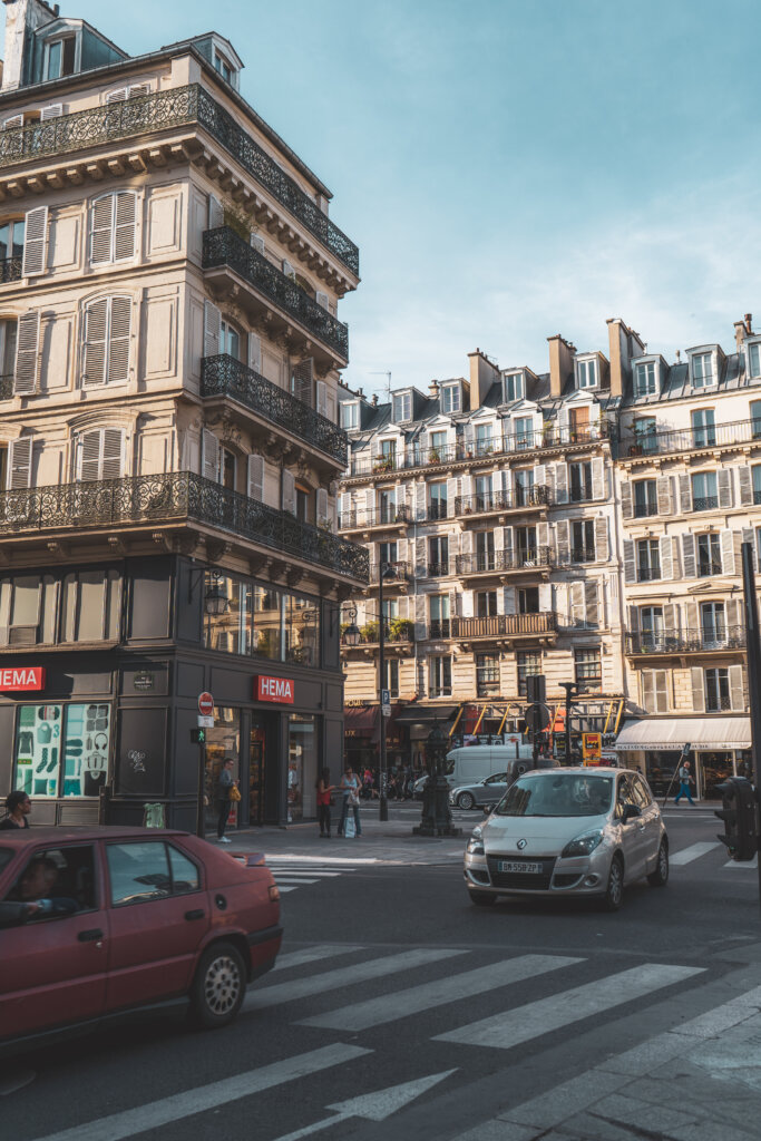 Typical Parisian street