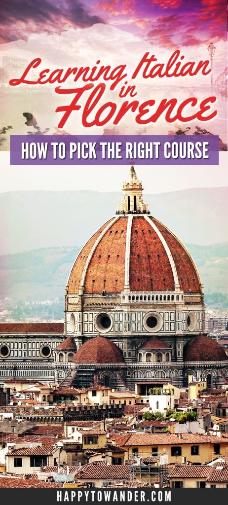 Learn Italian in Italy? YES! This post details what to look for when choosing the perfect Italian language course in Florence.