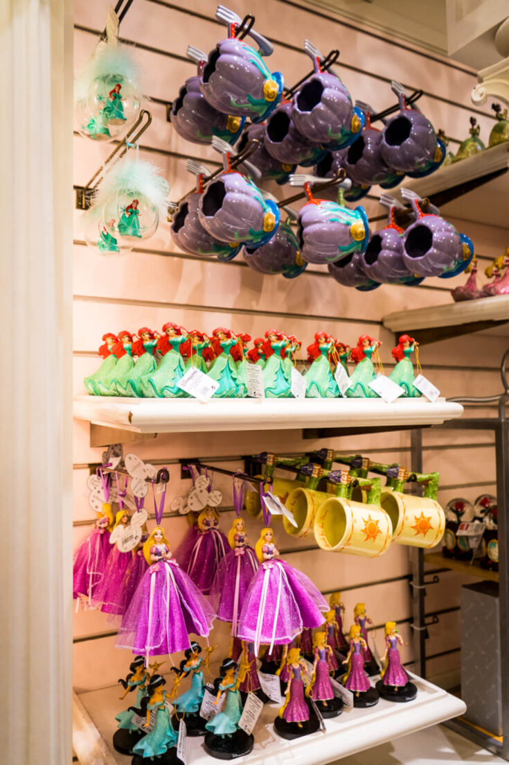 Christmas shop at Disneyland Paris