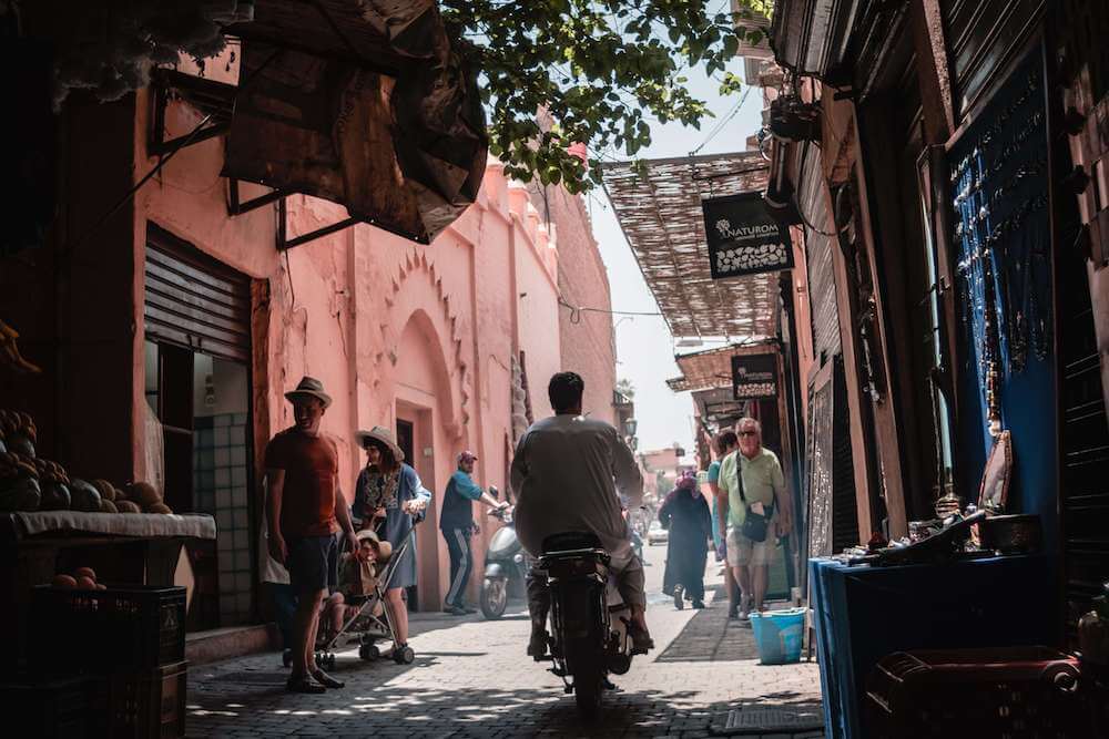 Morocco motorbike in Marrakech