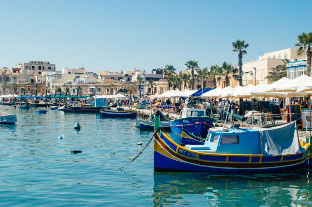 malta from uk travel time