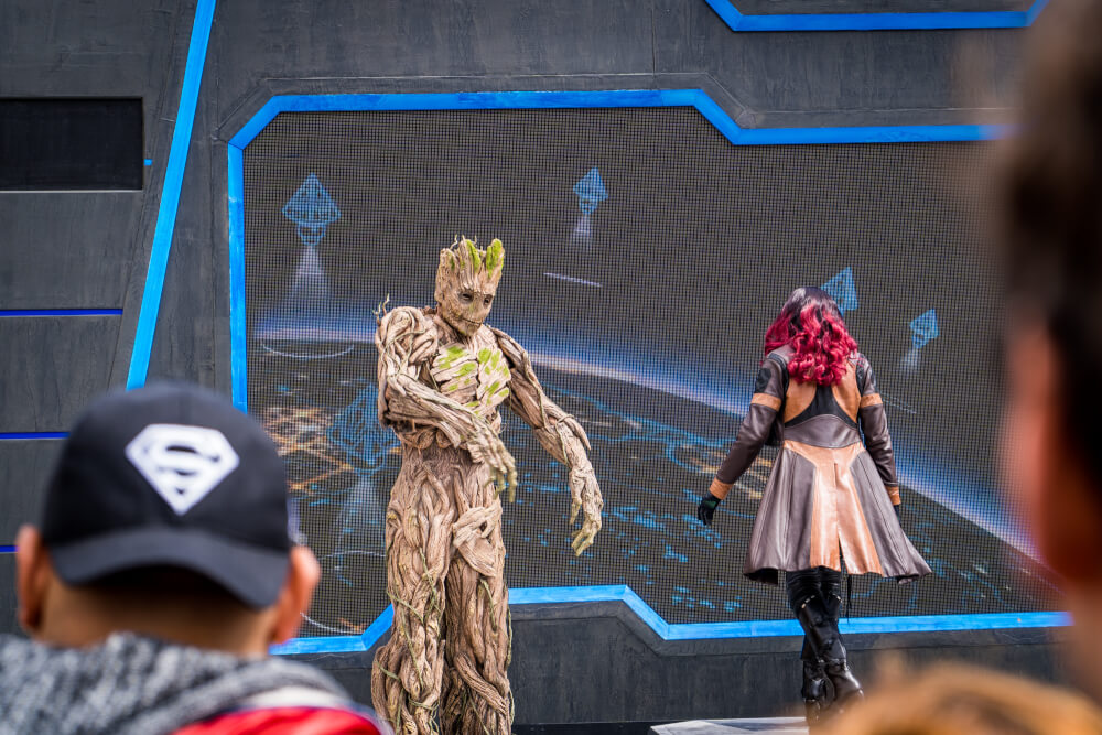 Guardians of the Galaxy Dance-Off at the Marvel Season of Heroes at Disneyland Paris