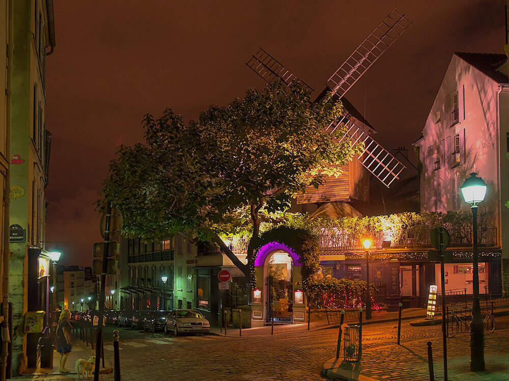 Windmill in Montmartre, Paris