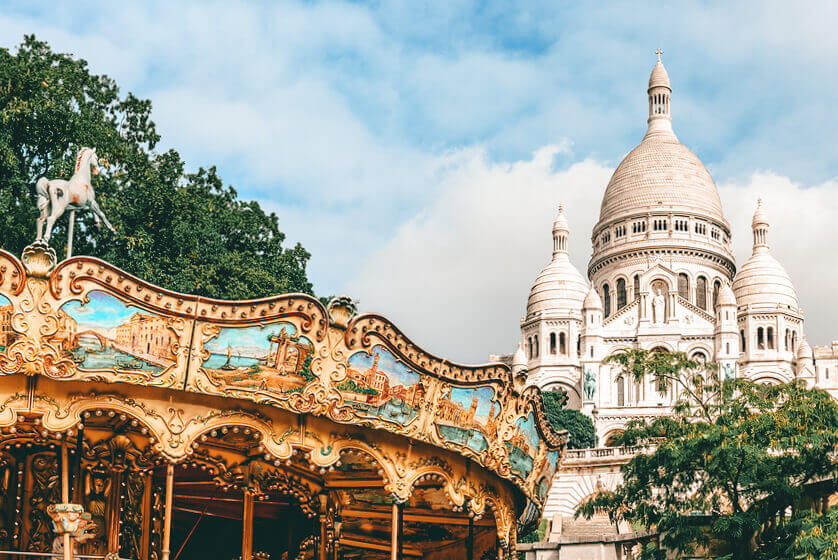 Montmartre Carousel in Montmartre, Paris