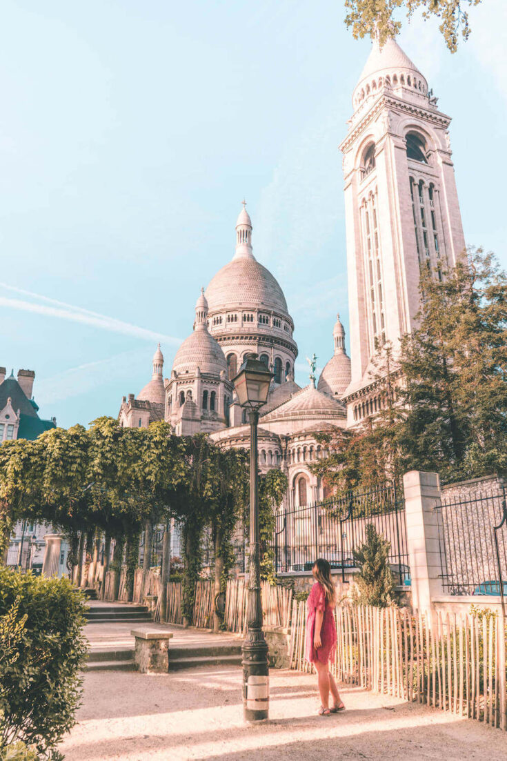 Sacré-Coeur Basilica from Square Marcel-Bleustein-Blanchet