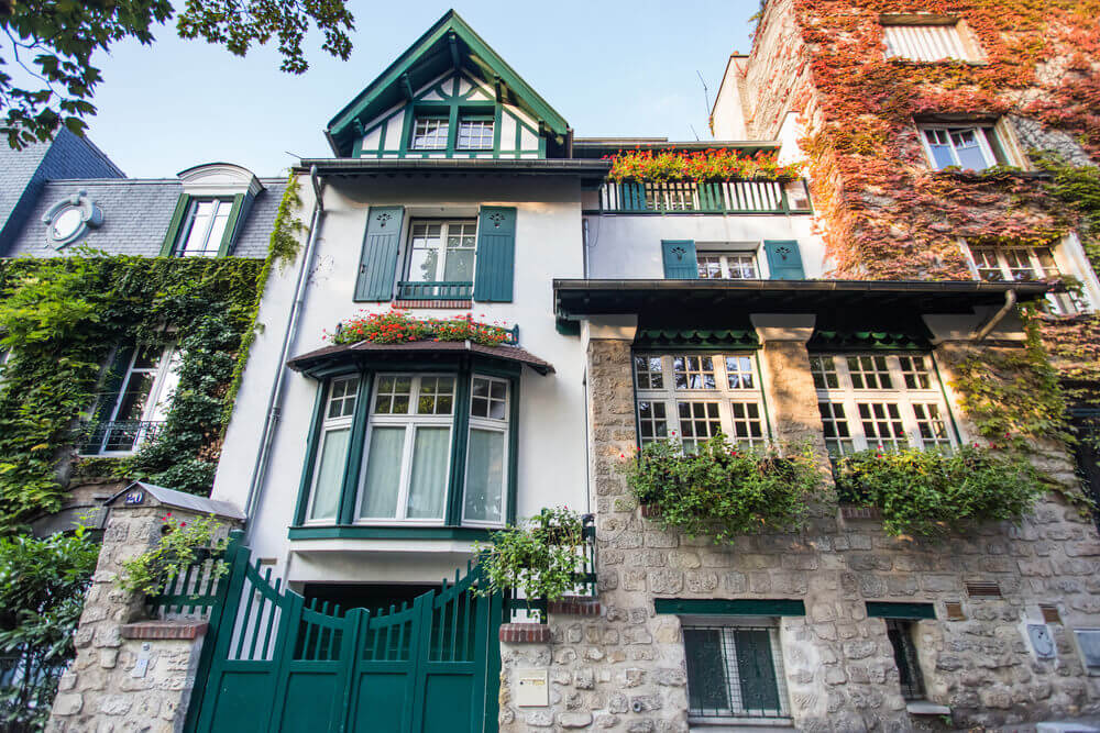 Rue Cortot in Montmartre, Paris