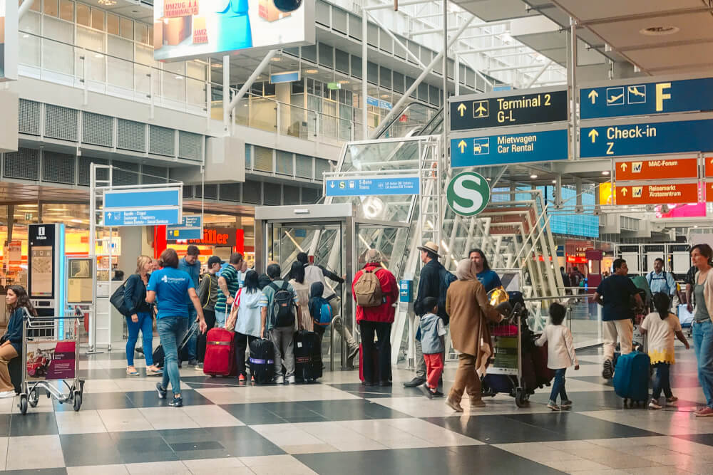 Munich - Munich International (MUC) Airport Terminal Map - Overview