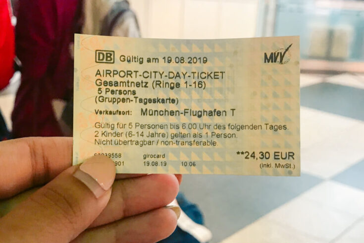 travel ticket munich