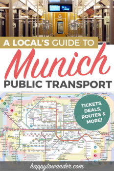 munich travel ticket