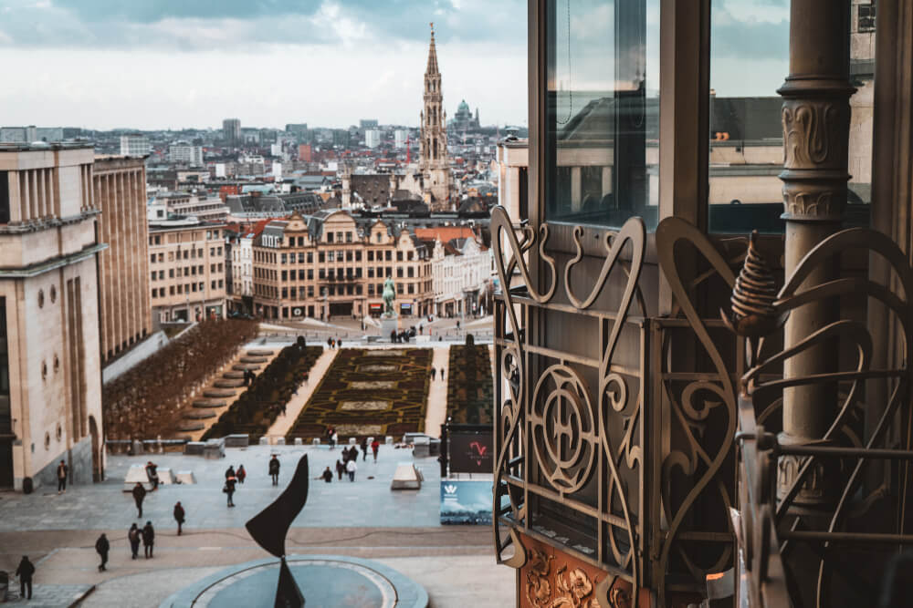 View from the Museum of Musical Instruments in Brussels