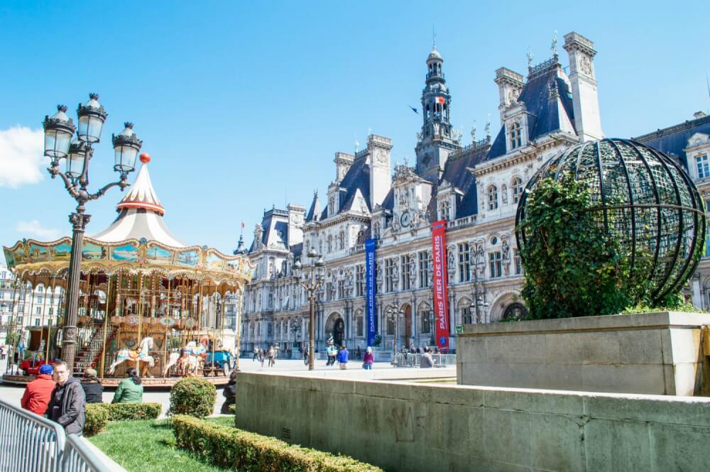 Hotel de Ville in Paris france