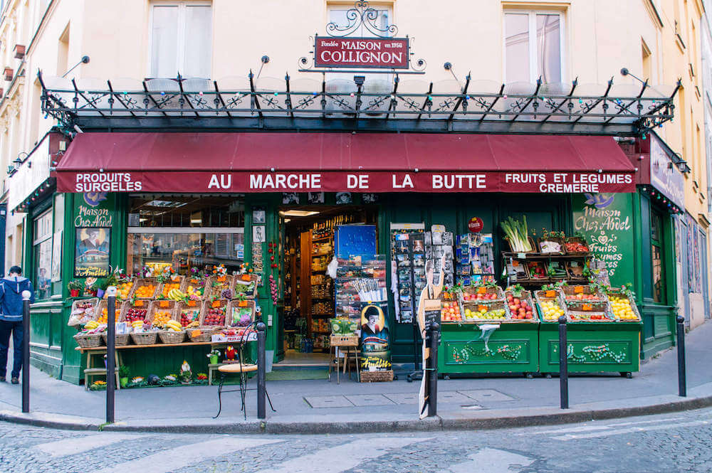 Amelie grocery store in Montmartre, Paris