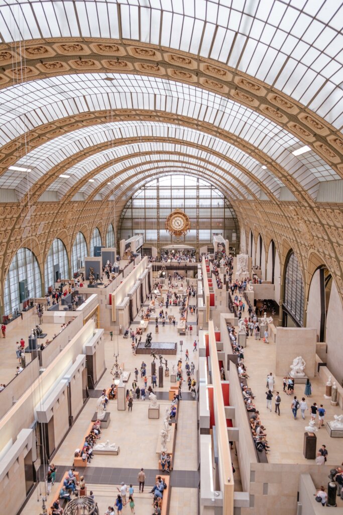 View of the Orsay museum in Paris