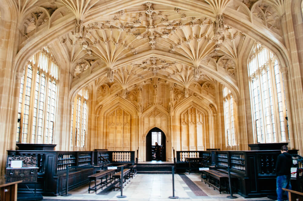 Oxford Divinity School in Oxford, England - set for the Hogwarts Infirmary