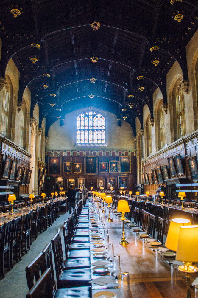 The Christchurch College Great Hall in Oxford