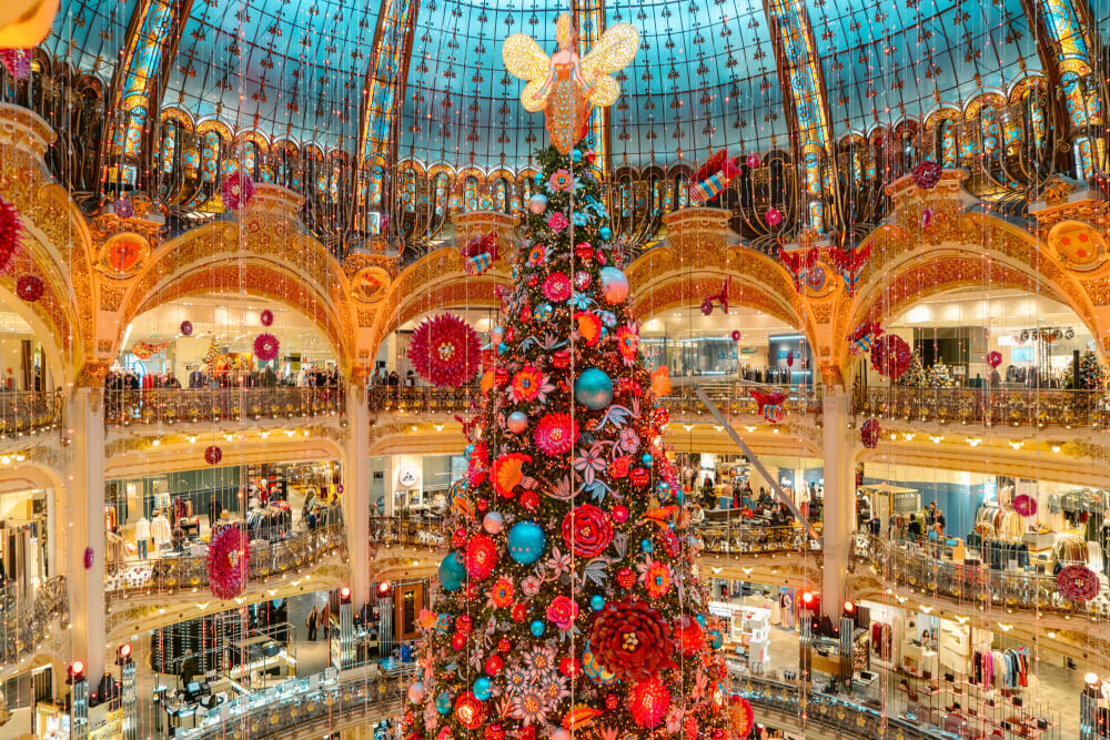 Christmas shopping in Paris