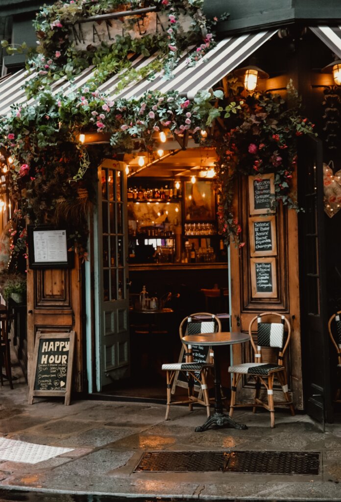 Parisian cafe