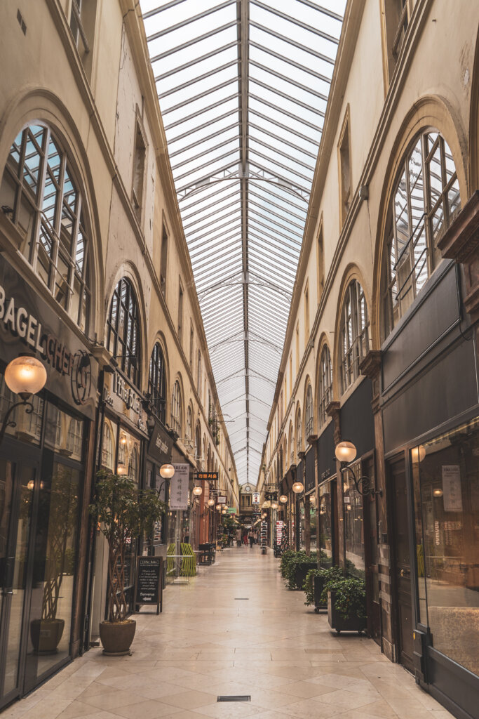 Covered passageway in Paris