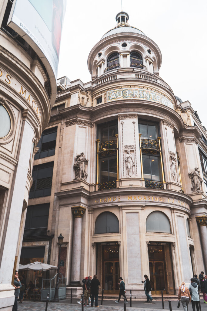 Printemps department store in Paris, France