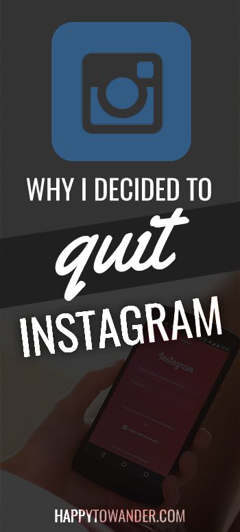 The story behind why I quit Instagram for 6 weeks. #Instagram