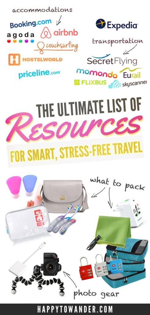 BEST list ever. A must-pin for future travels! Features the best websites to use for cheap flights, accommodations, activities, what to pack, what insurance to choose and more.