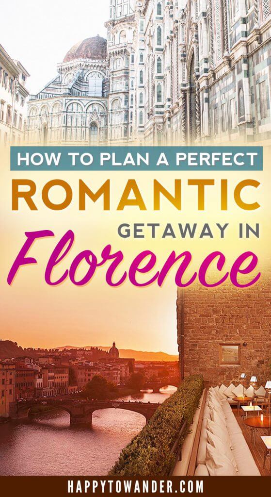 The ultimate romantic getaway for a weekend is Florence, Italy! Amazing food, beautiful architecture and delightful ways to spoil/pamper your partner. Here's the best guide online for planning a Florence romantic getaway!