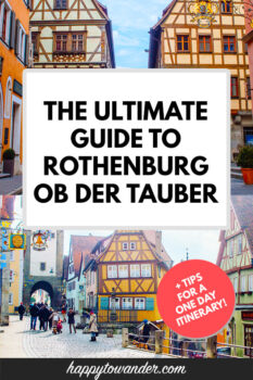 rothenburg day tour