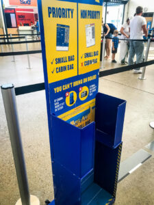 ryanair baggage non priority