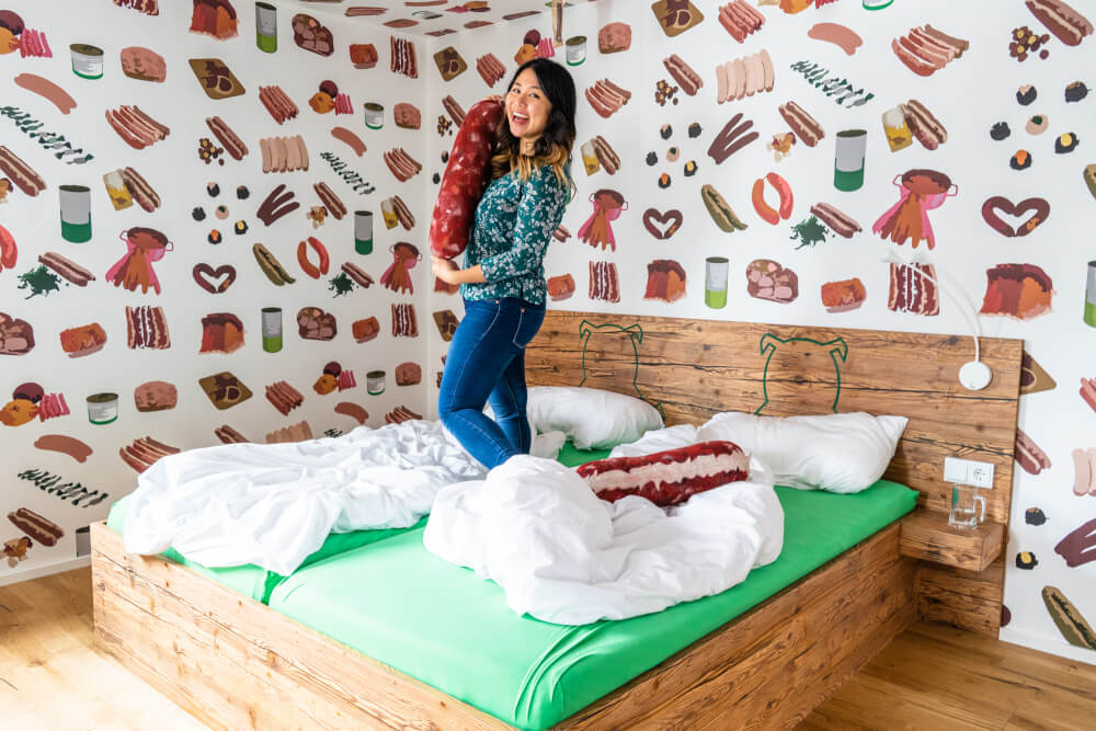 Sausage hotel in Germany