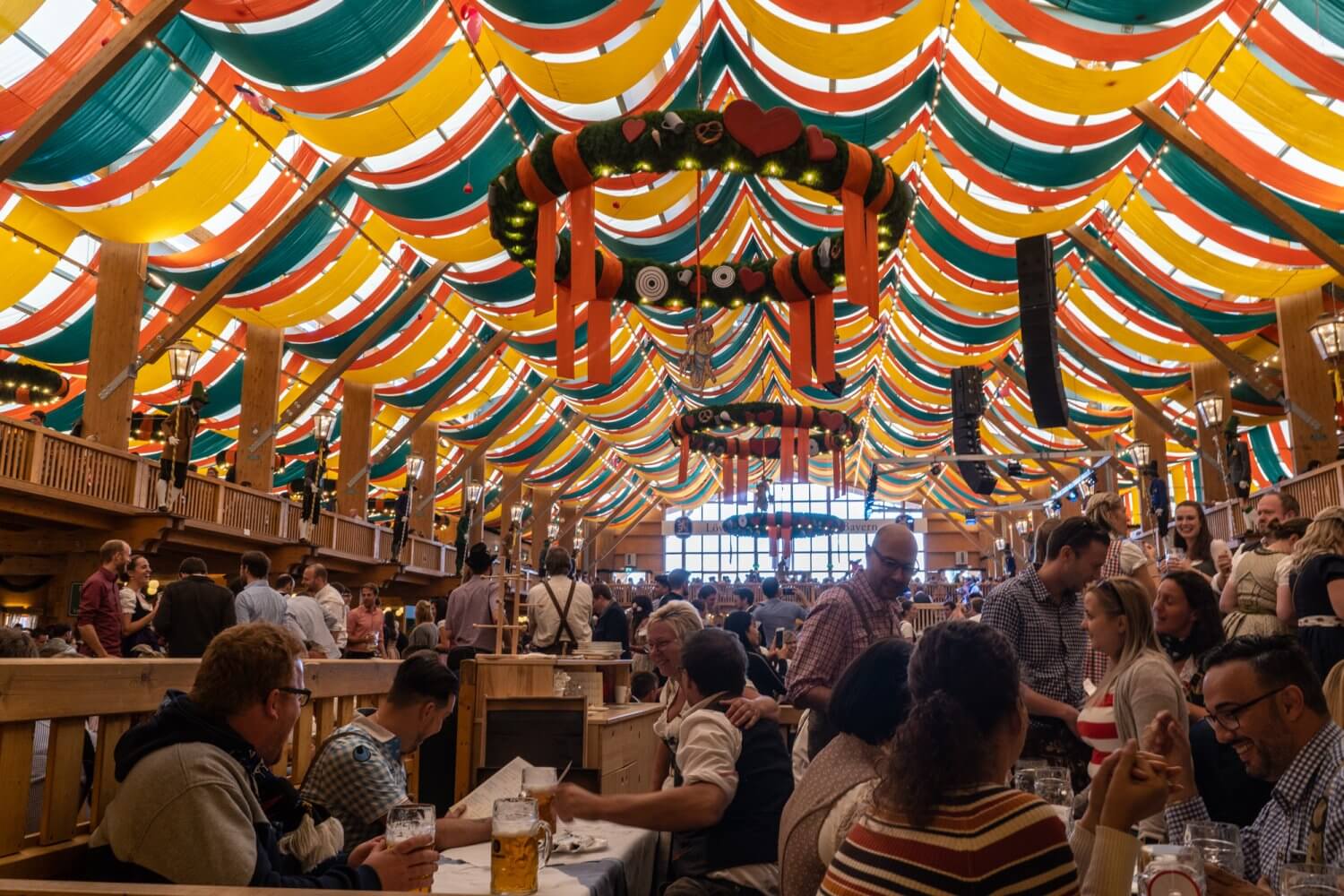 Schützen-Festzelt at Oktoberfest in Munich, Germany