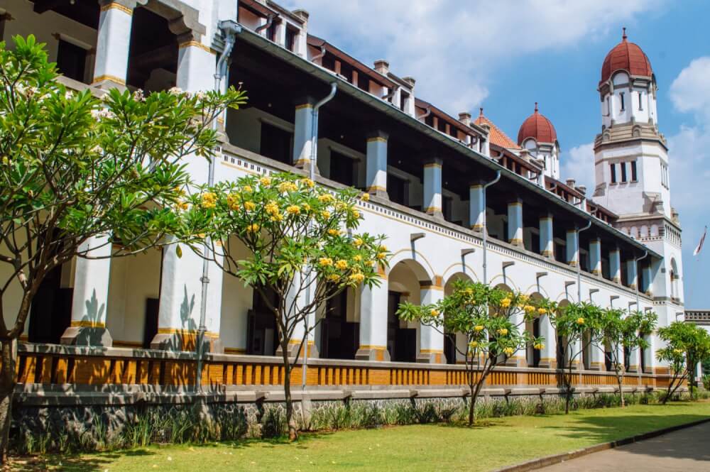 Colonial building in Lawang, Sewu, Semarang Indonesia