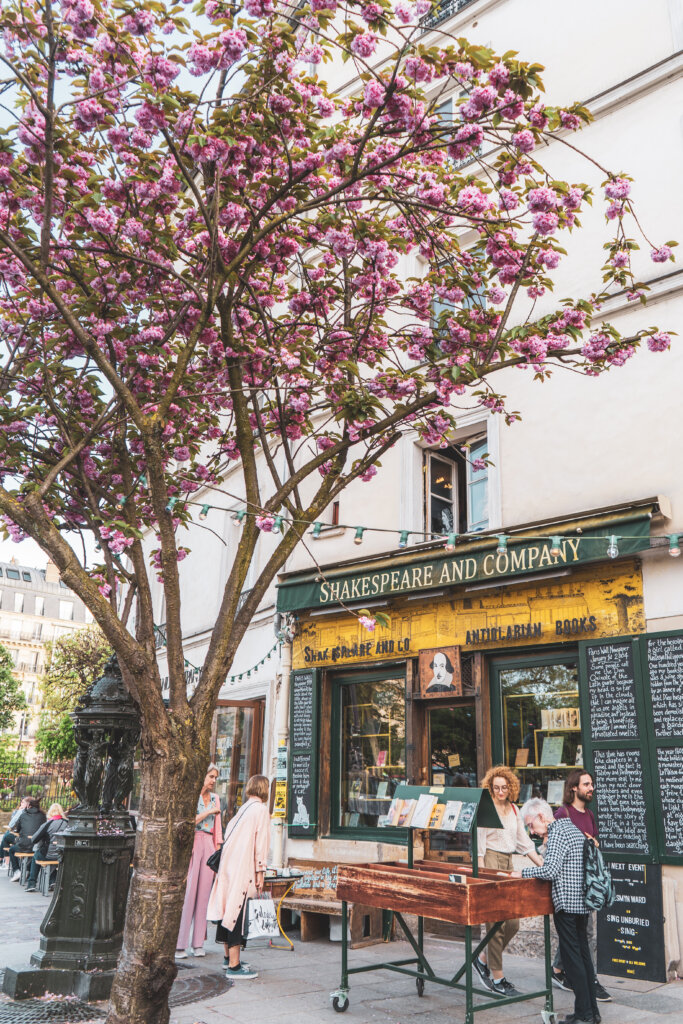 Shakespeare & Co bookstore in Paris