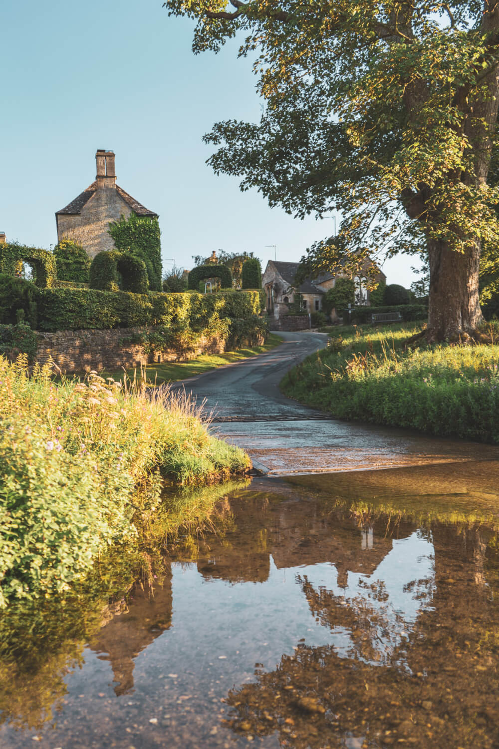 Upper Slaughter, England in the Cotswolds